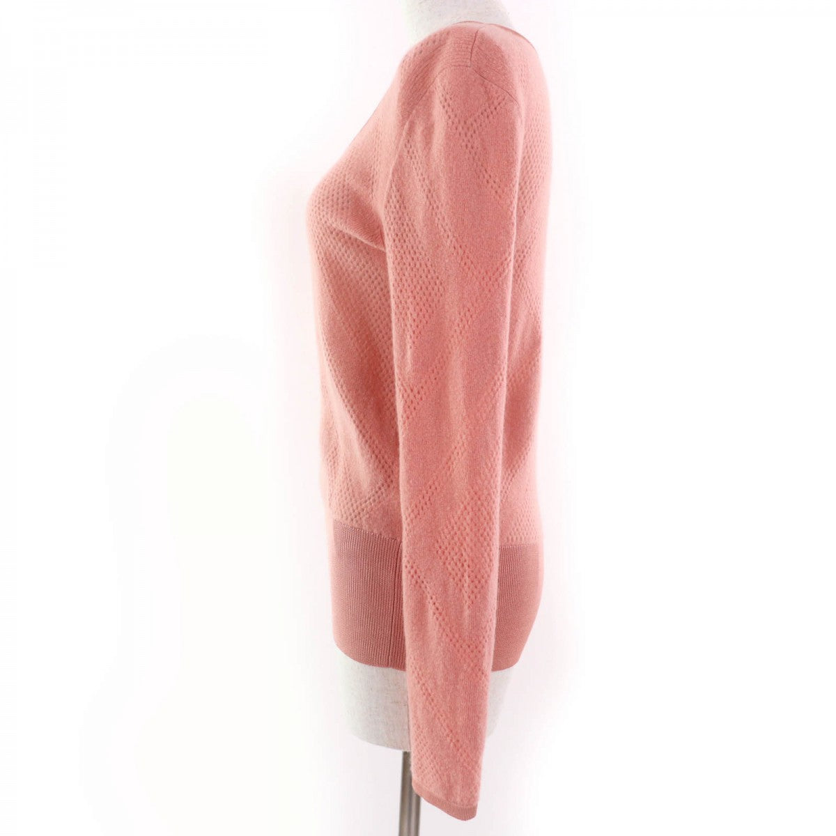 Knit Wool Handbag Pink Travel Bag