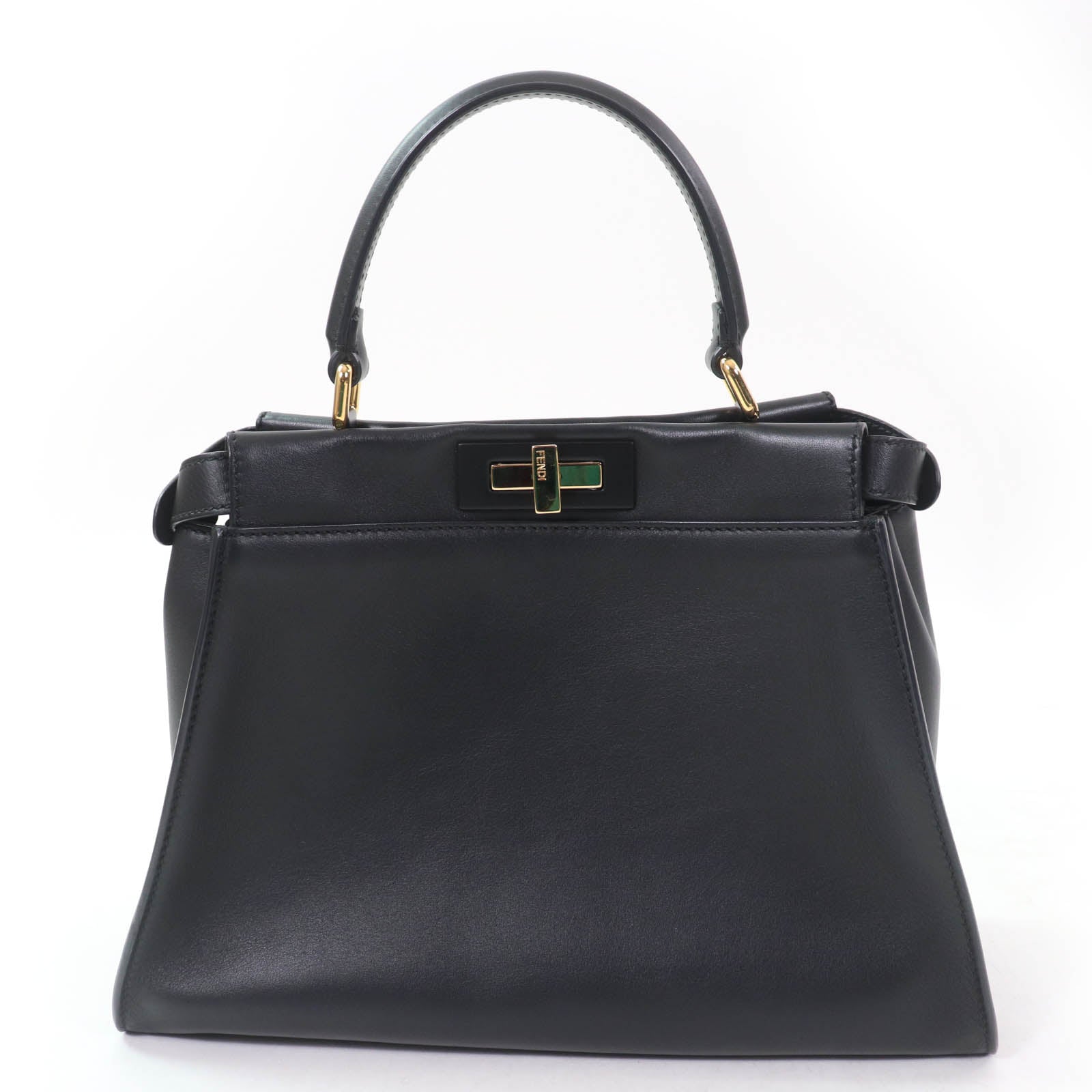 Fendi Peek Boo Nappa 2Way Bag Leather Travel Bag