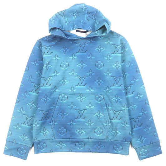 Louis Vuitton Hoodie 3D M Monogram Cotton Blue Apparel