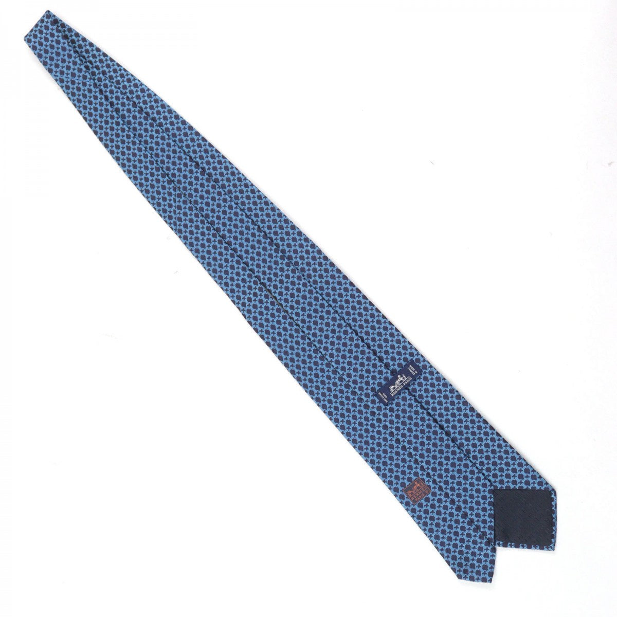 Tie Silk Handbag Blue Travel Bag