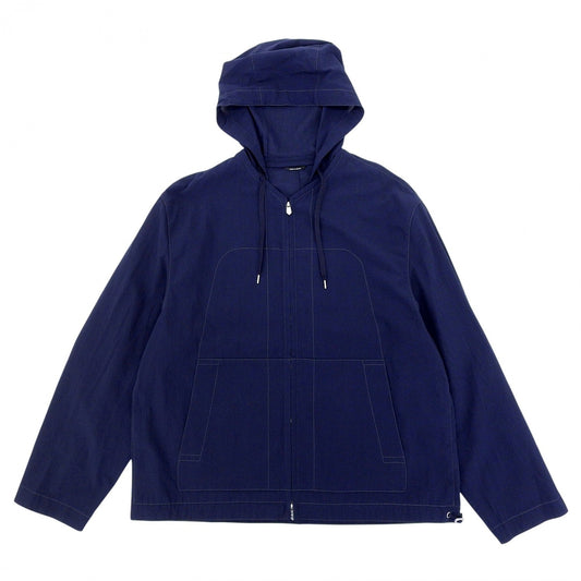Blouson Cotton Navy Handbag Travel Bag