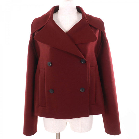 Dior Christian Coat Wool Bordeaux Handbag Travel Bag
