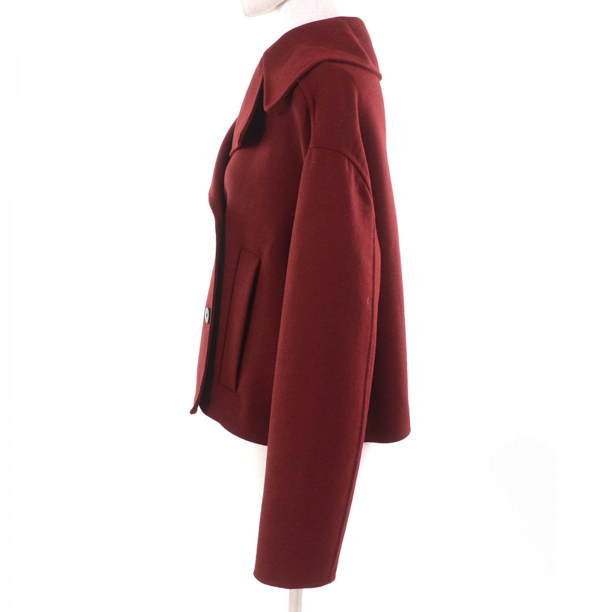 Dior Christian Coat Wool Bordeaux Handbag Travel Bag