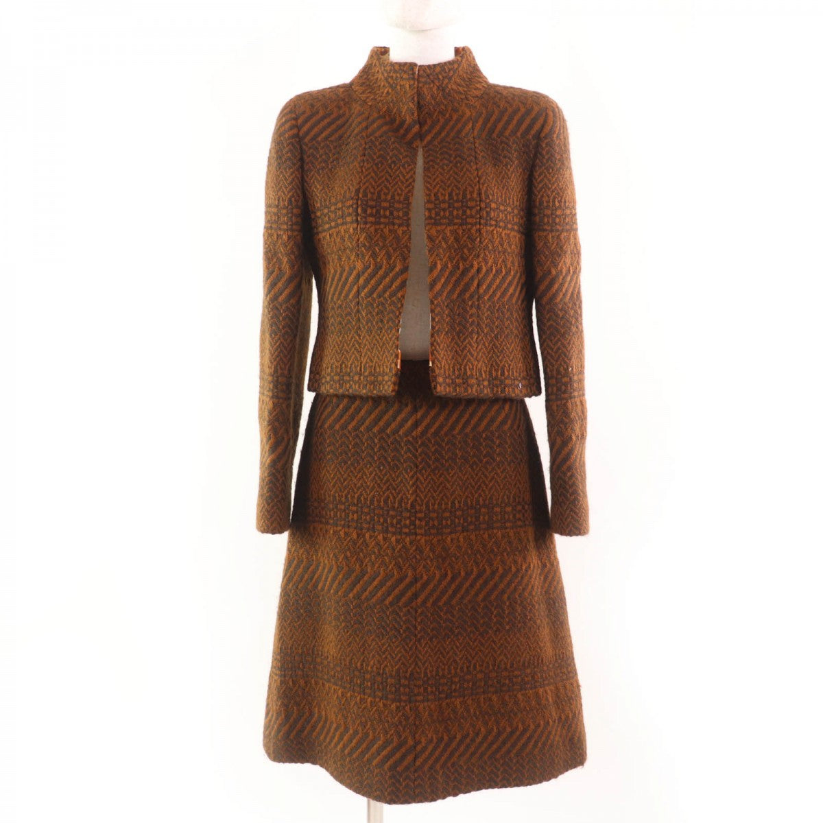 Chanel setup 00A wool 38 Brown Handbag