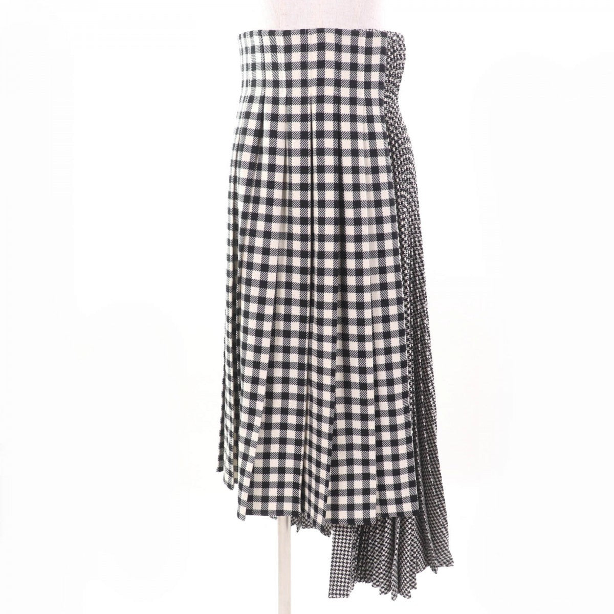 Dior Christian Long Skirt Wool Type Handbag Black Travel Bag