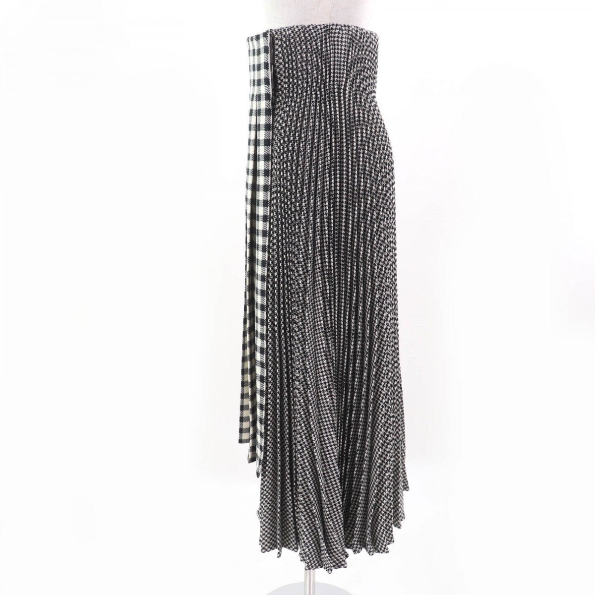 Dior Christian Long Skirt Wool Type Handbag Black Travel Bag