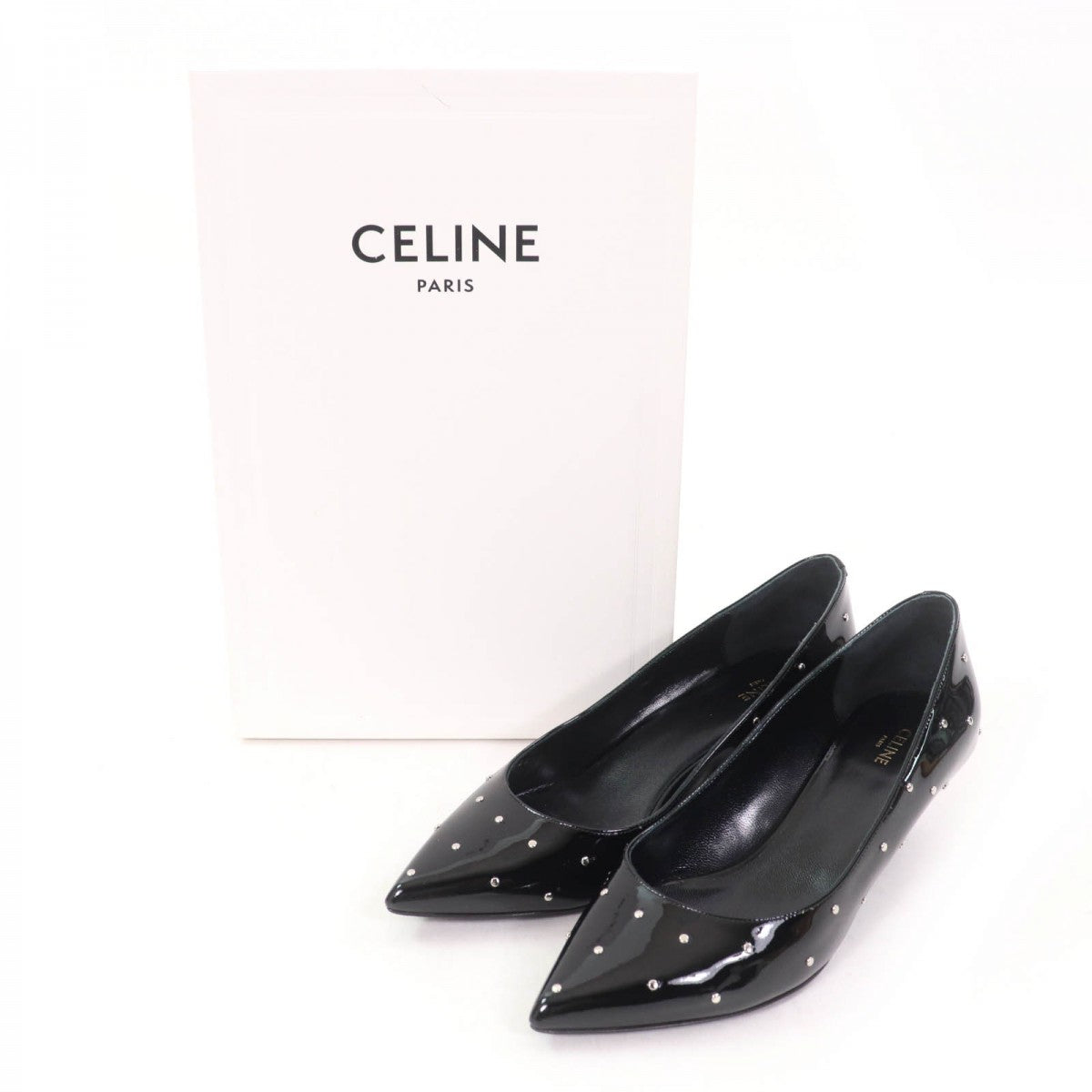 Pumps Patent . Handbag Leather Black Shoes
