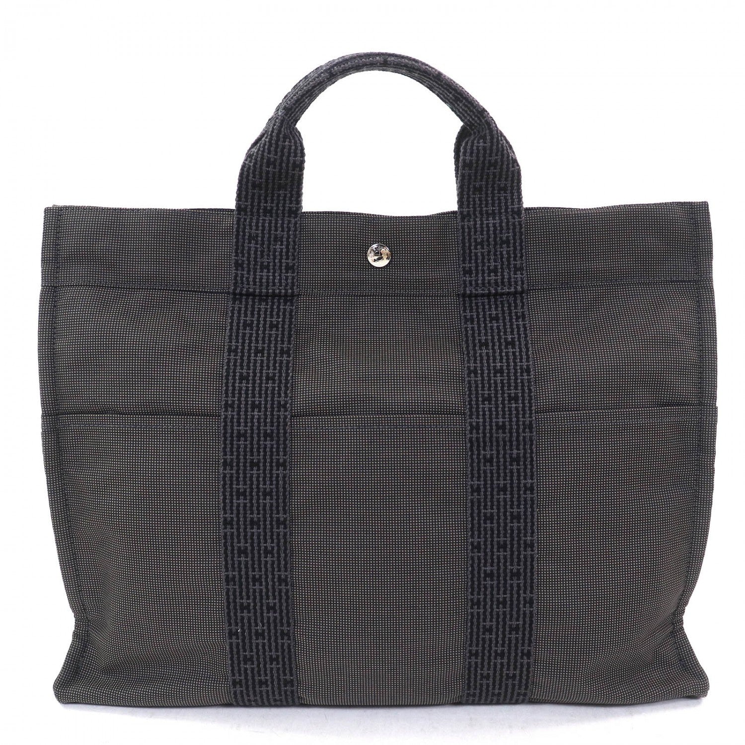 Tote Bag Polyester Gray Type Her Line