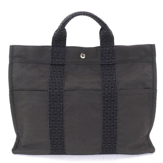 Hermes Tote Bag Polyester Type Her Line Mm Gray