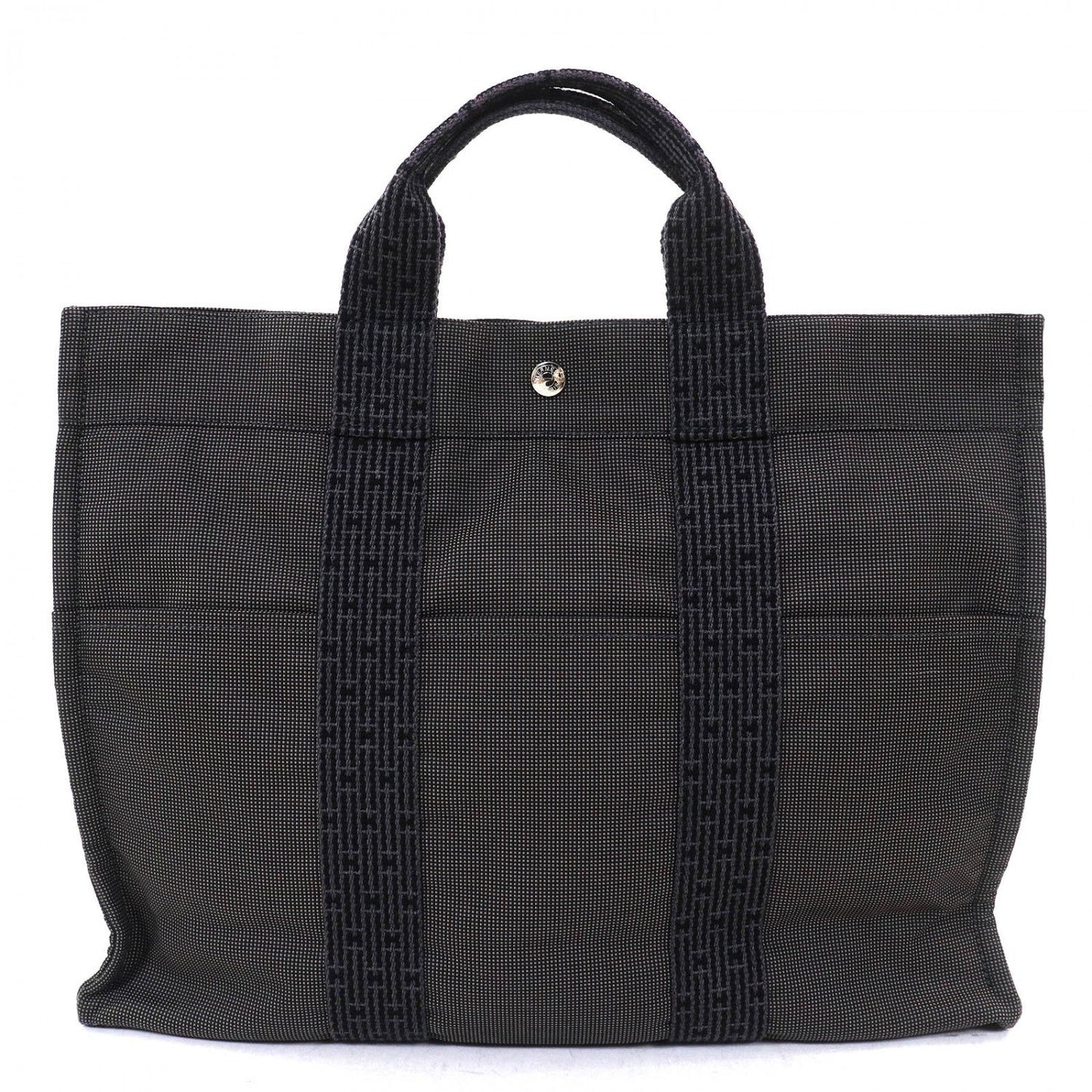 Hermes Tote Bag Polyester Type Her Line Mm Gray