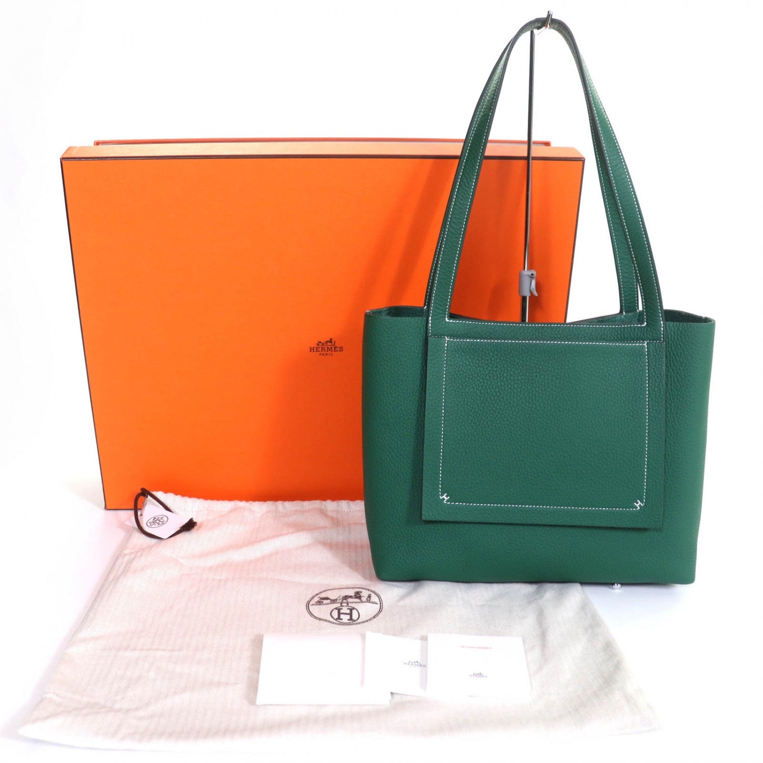 Tote Bag Taurillon Clemence Veil Moyan Cavalier