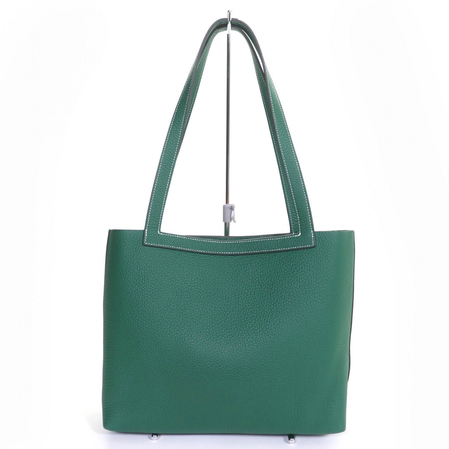 Hermes Tote Bag Taurillon Clemence Veil Moyan Cavalier