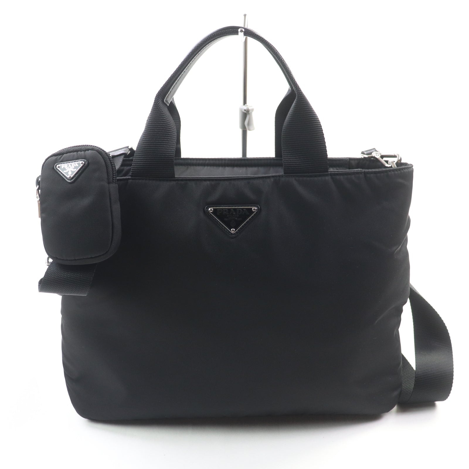 Prada 1Bg867 Handbag Nylon Travel Bag