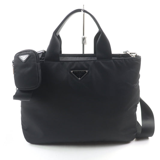 Prada 1Bg867 Handbag Nylon Travel Bag