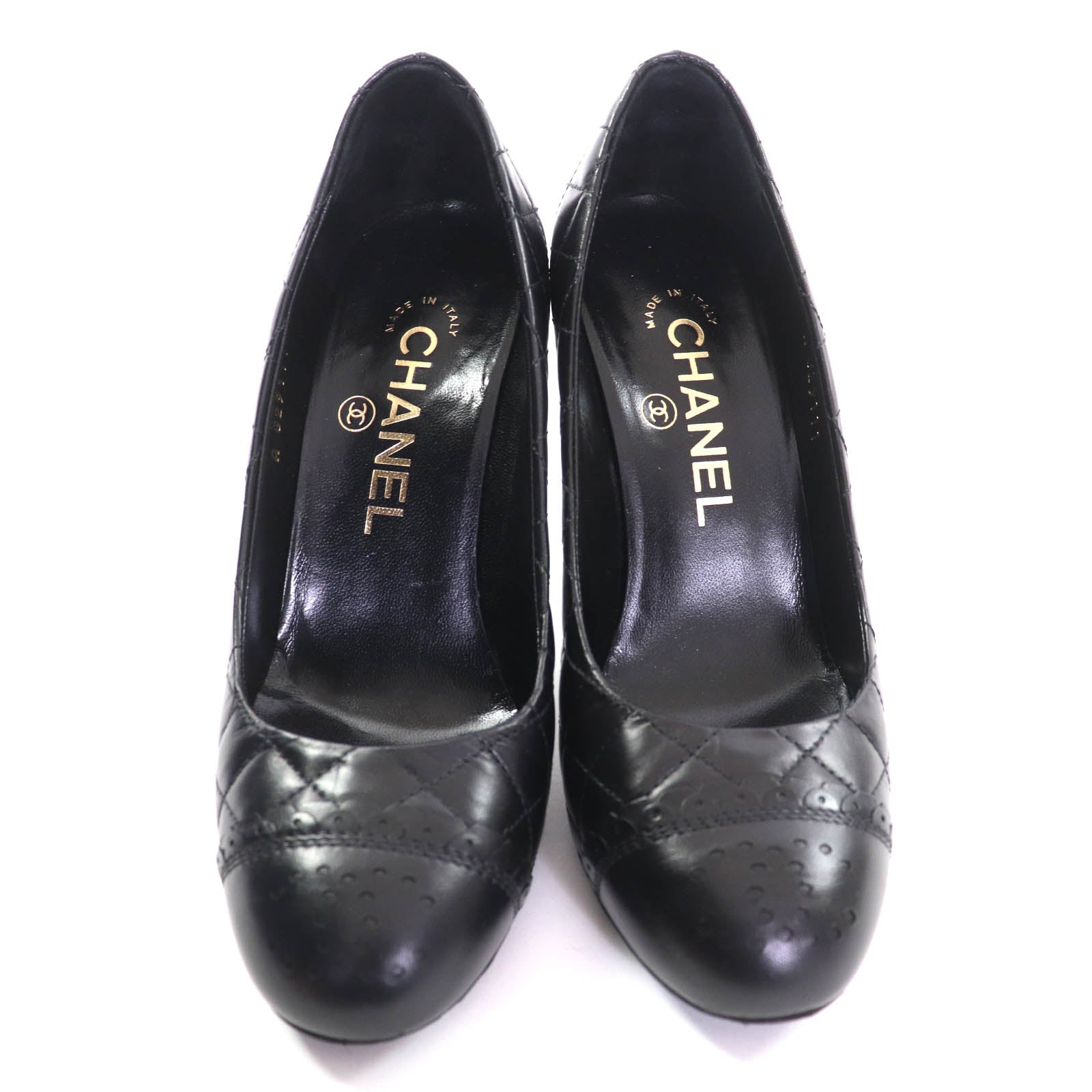 Chanel G29111 Leather Pumps