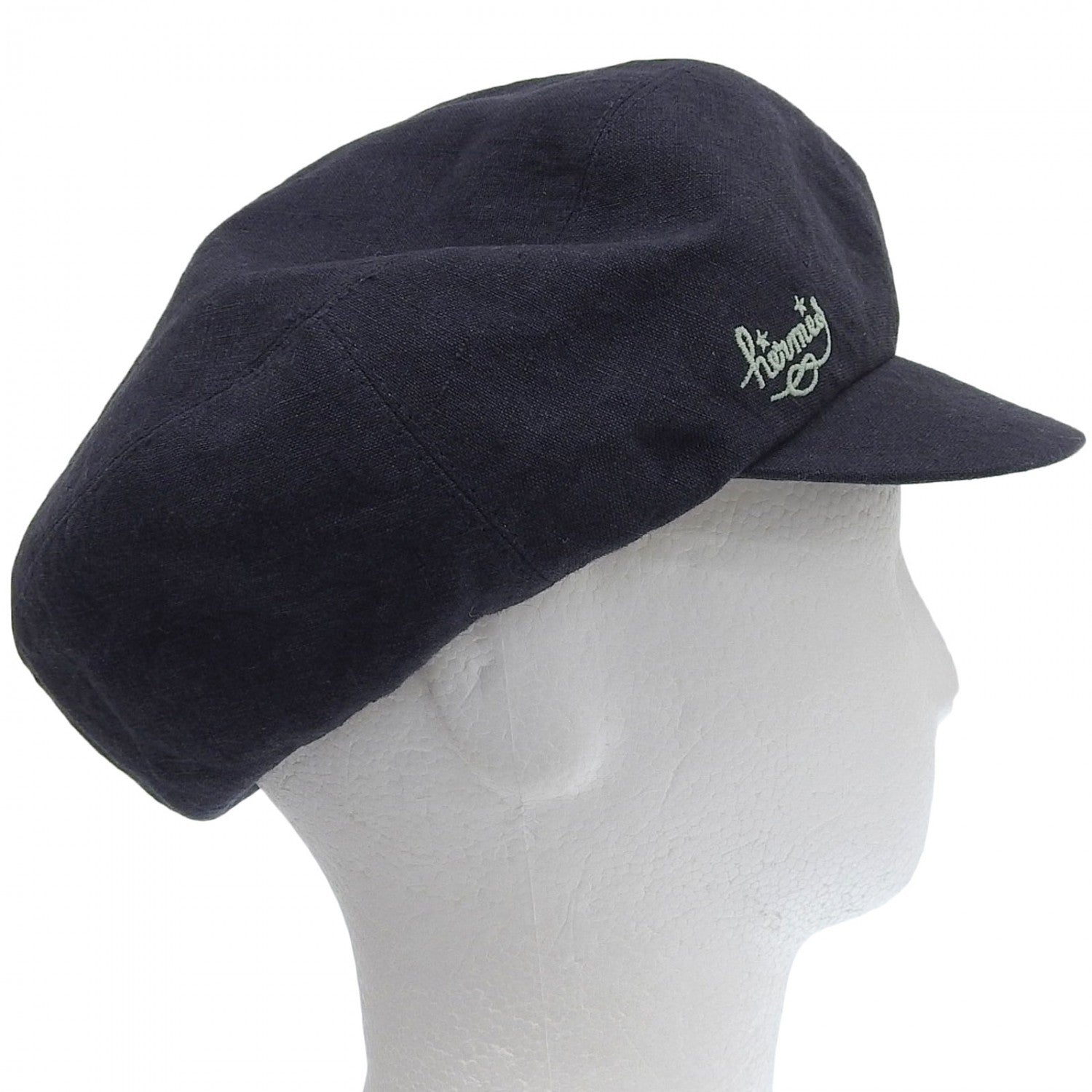 Casquette Linen Navy Handbag Travel Bag