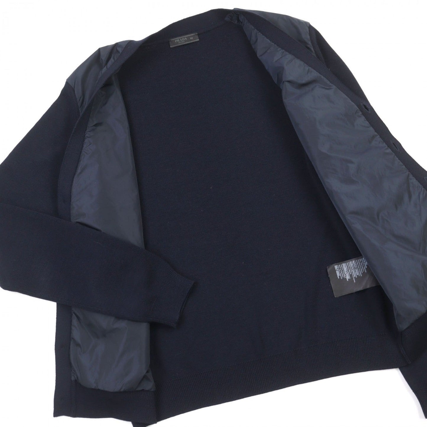 Cardigan Wool Navy Handbag Travel Bag