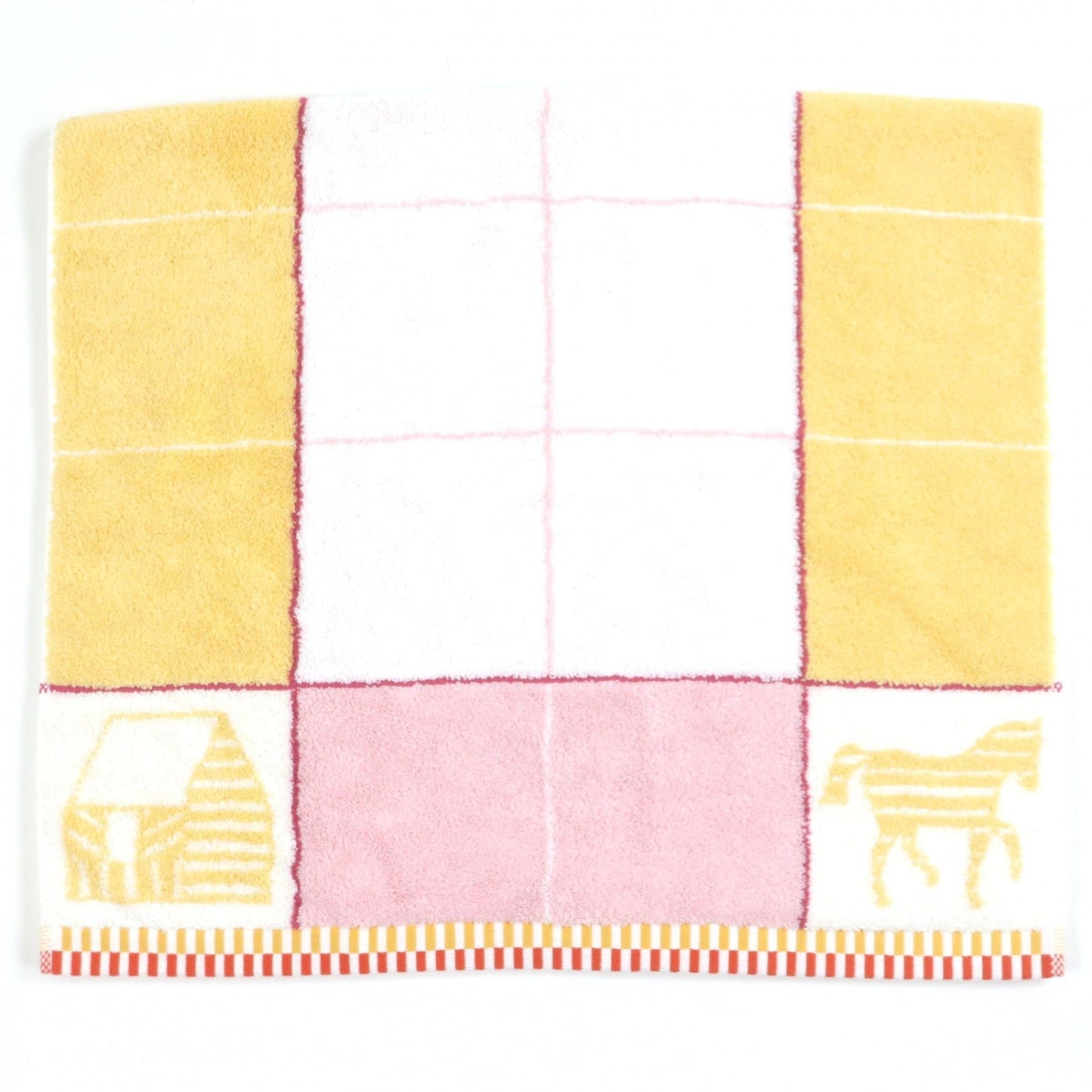 Towel Cotton Yellow Bag White Pink Travel Bag