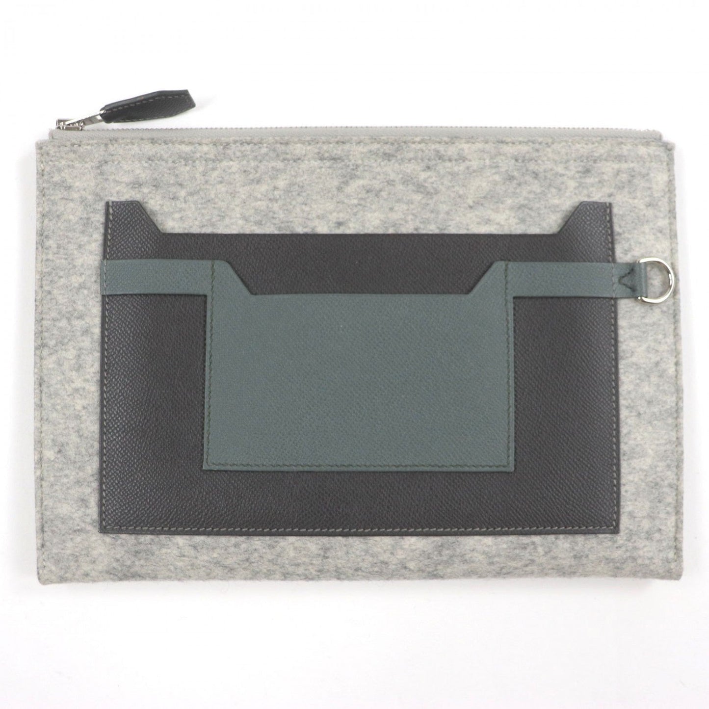 Clutch Bag Felt Gray Too Doo