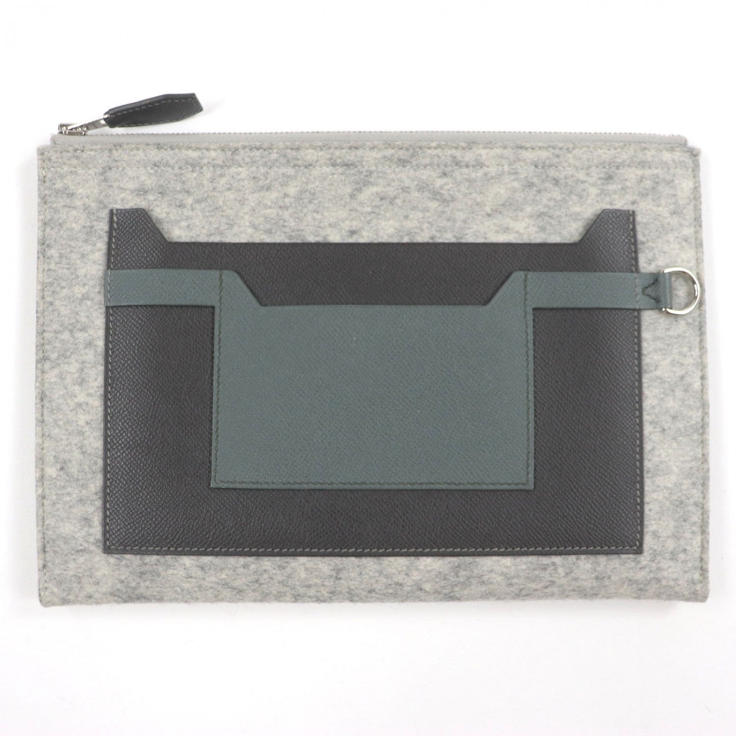 Clutch Bag Felt Gray Too Doo