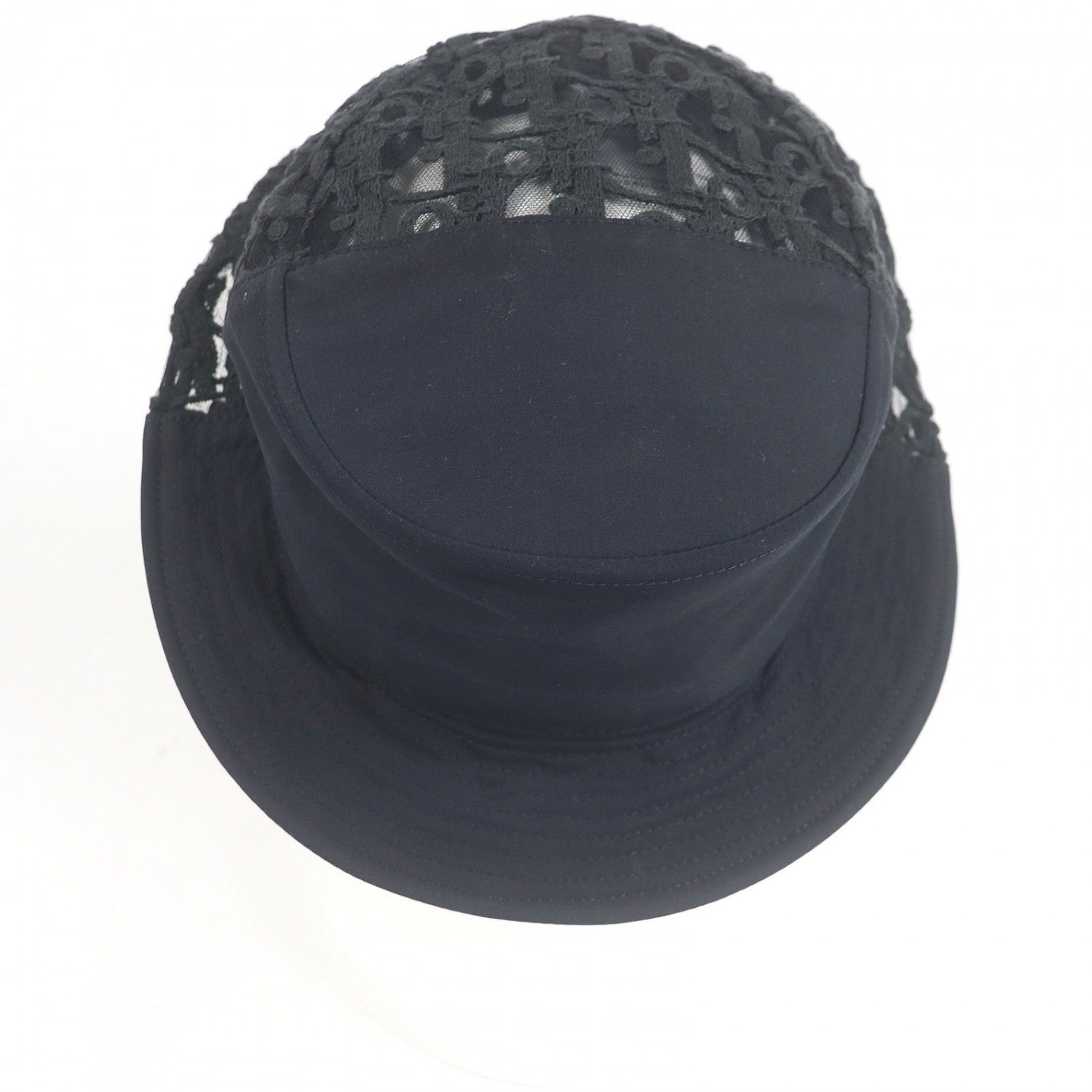Dior Hat Cotton M Handbag Black Travel Bag