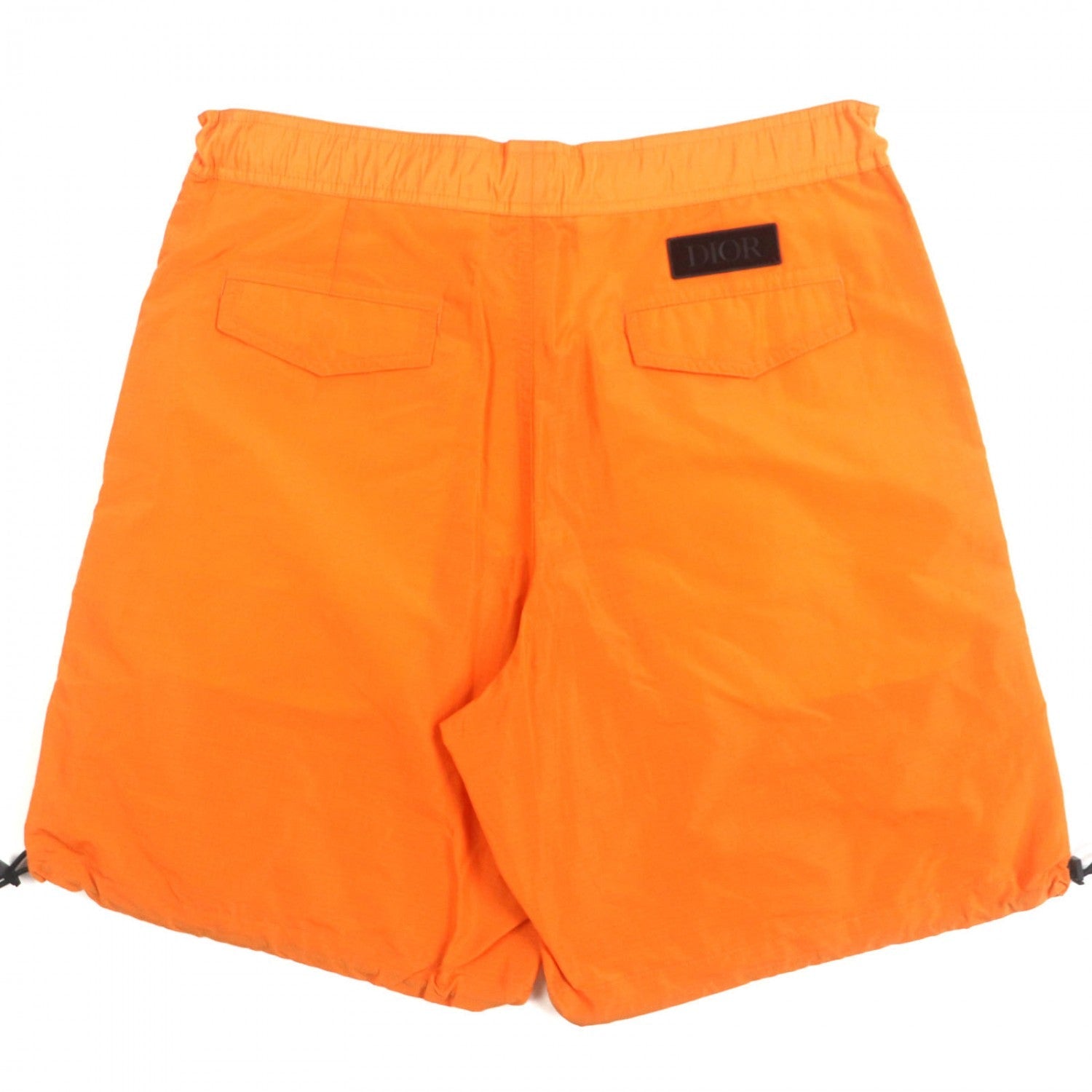 Dior Shorts Orange Handbag Nylon Travel Bag