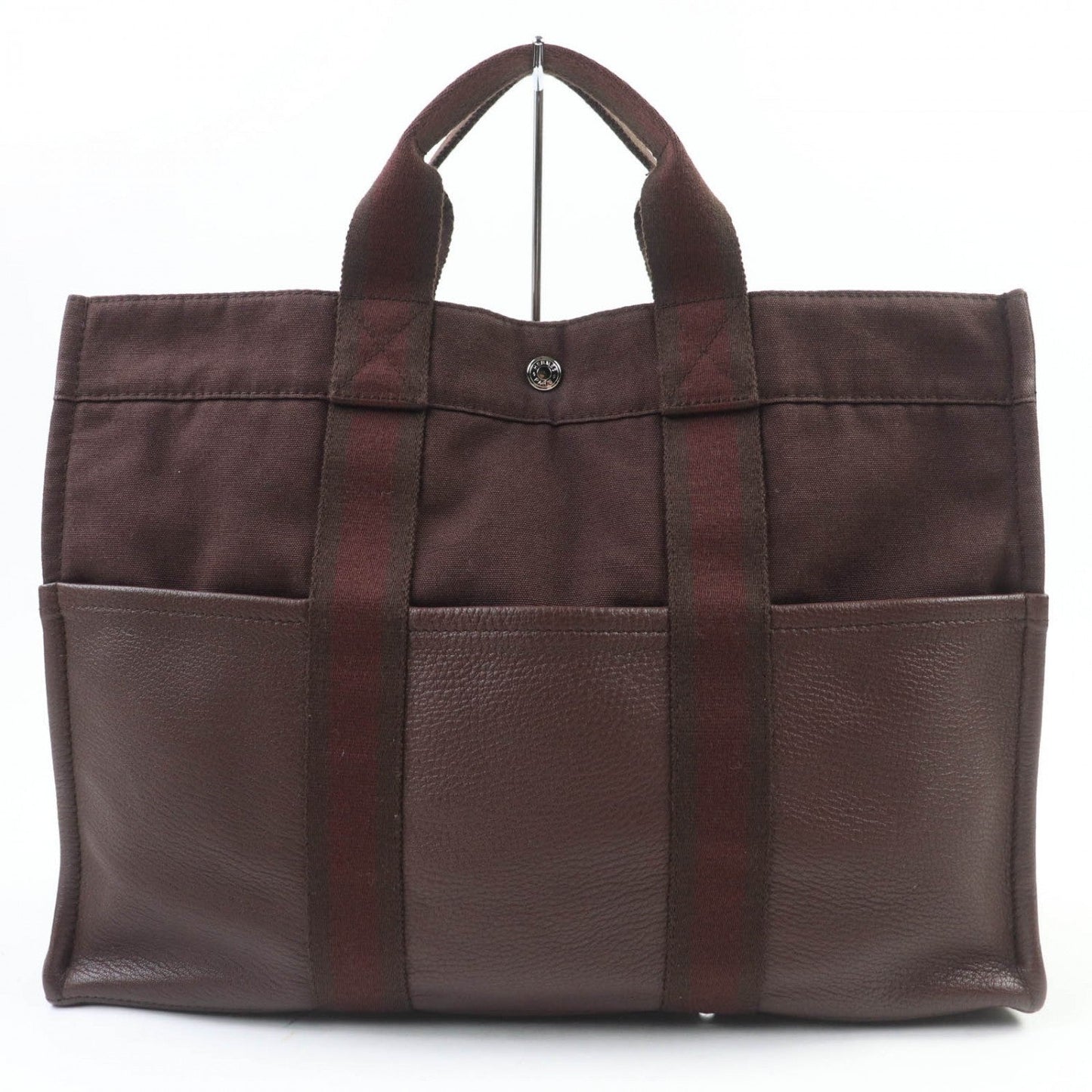 Hermes Tote Bag Cotton Fool Toe Mm Brown