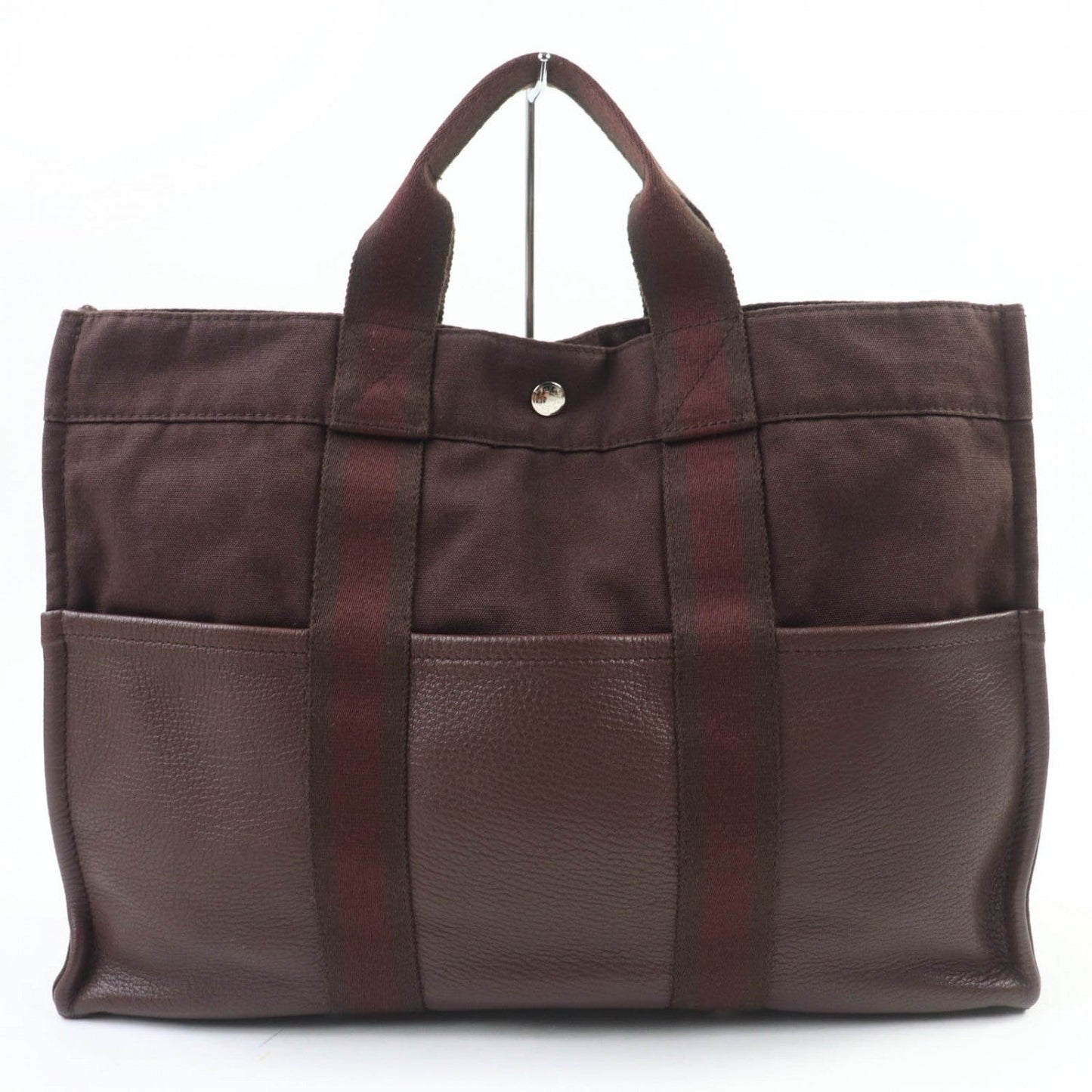 Hermes Tote Bag Cotton Fool Toe Mm Brown