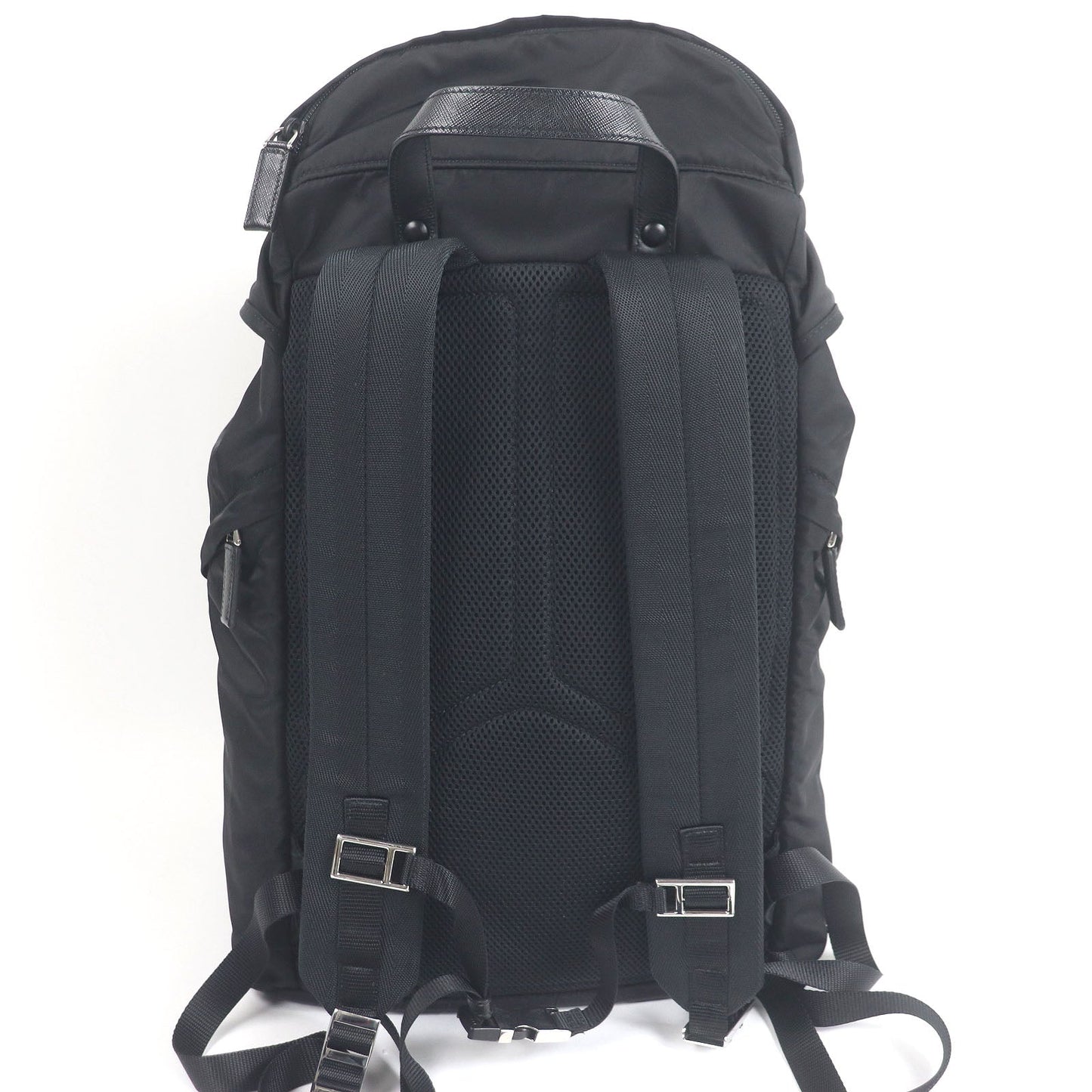 Prada Re Backpack Leather Nylon Saffiano