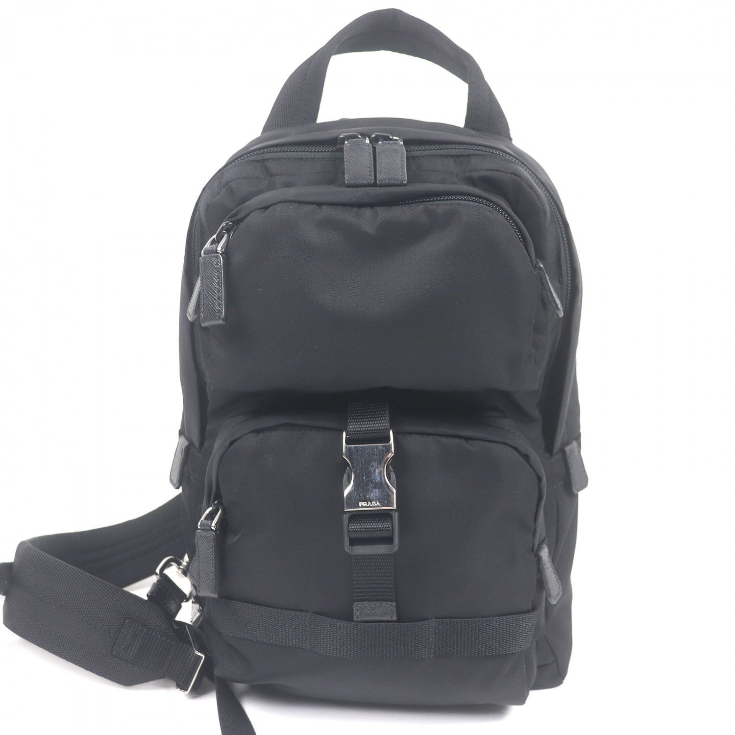 Sling Bag Nylon Black Travel Bag