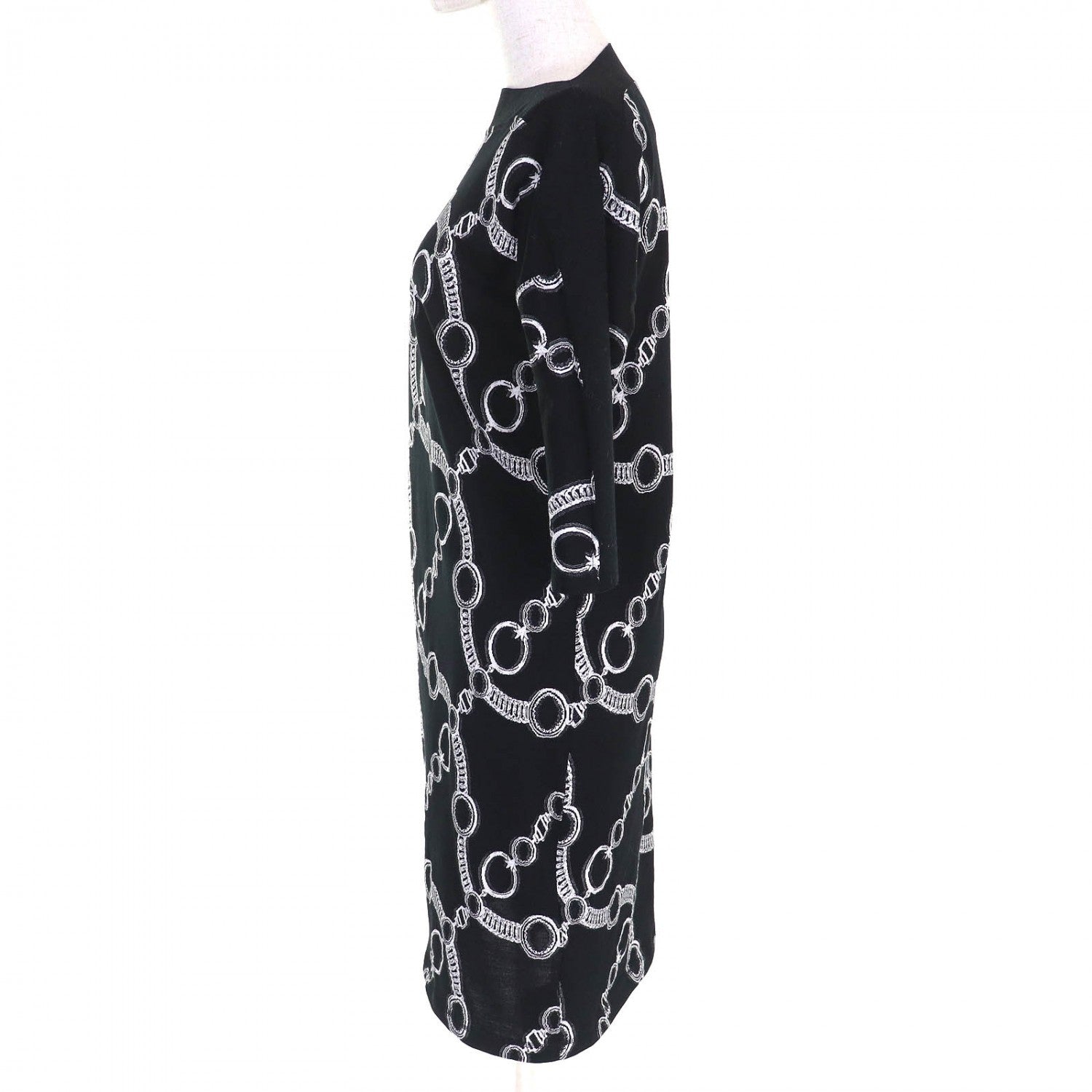 One Piece Cotton Handbag Black White Travel Bag