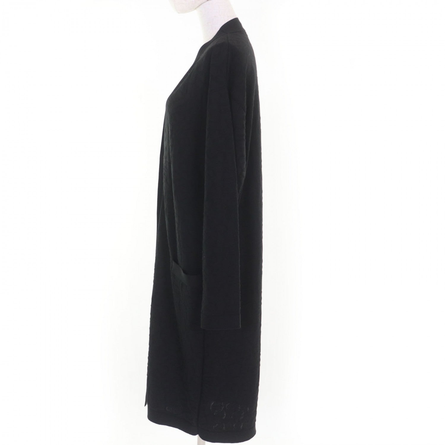 Cardigan Silk Handbag Black Travel Bag