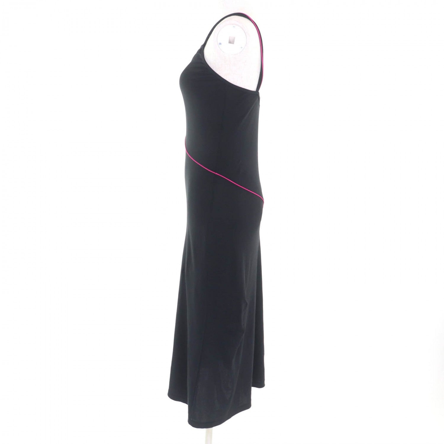 Chanel one piece 00T Nylon 38 Black Pink Handbag