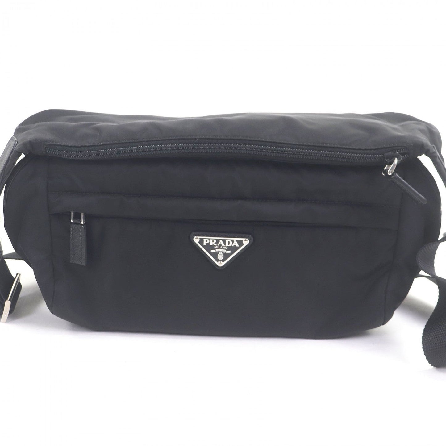 Shoulder Bag Recycled Polyamide Black