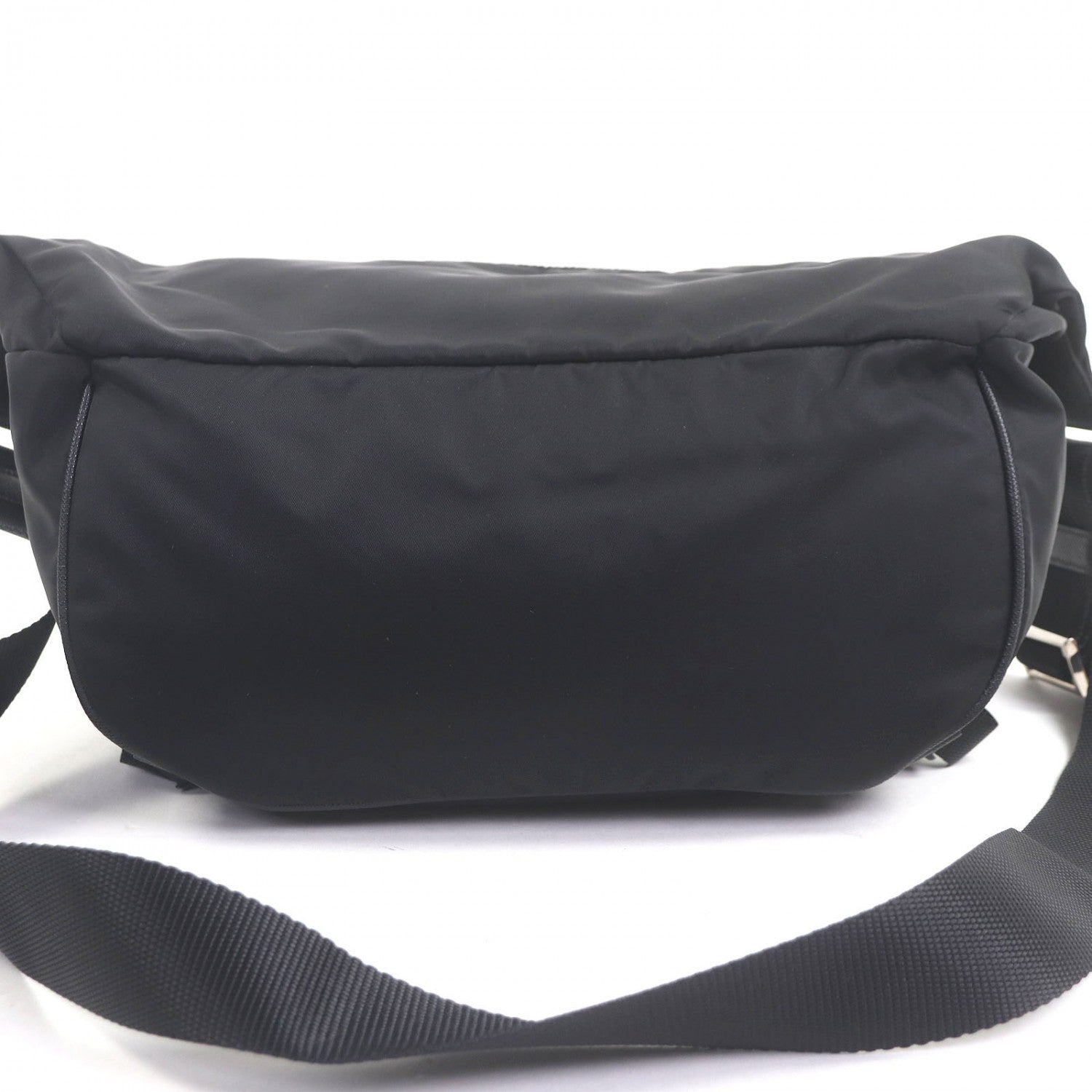 Shoulder Bag Recycled Polyamide Black