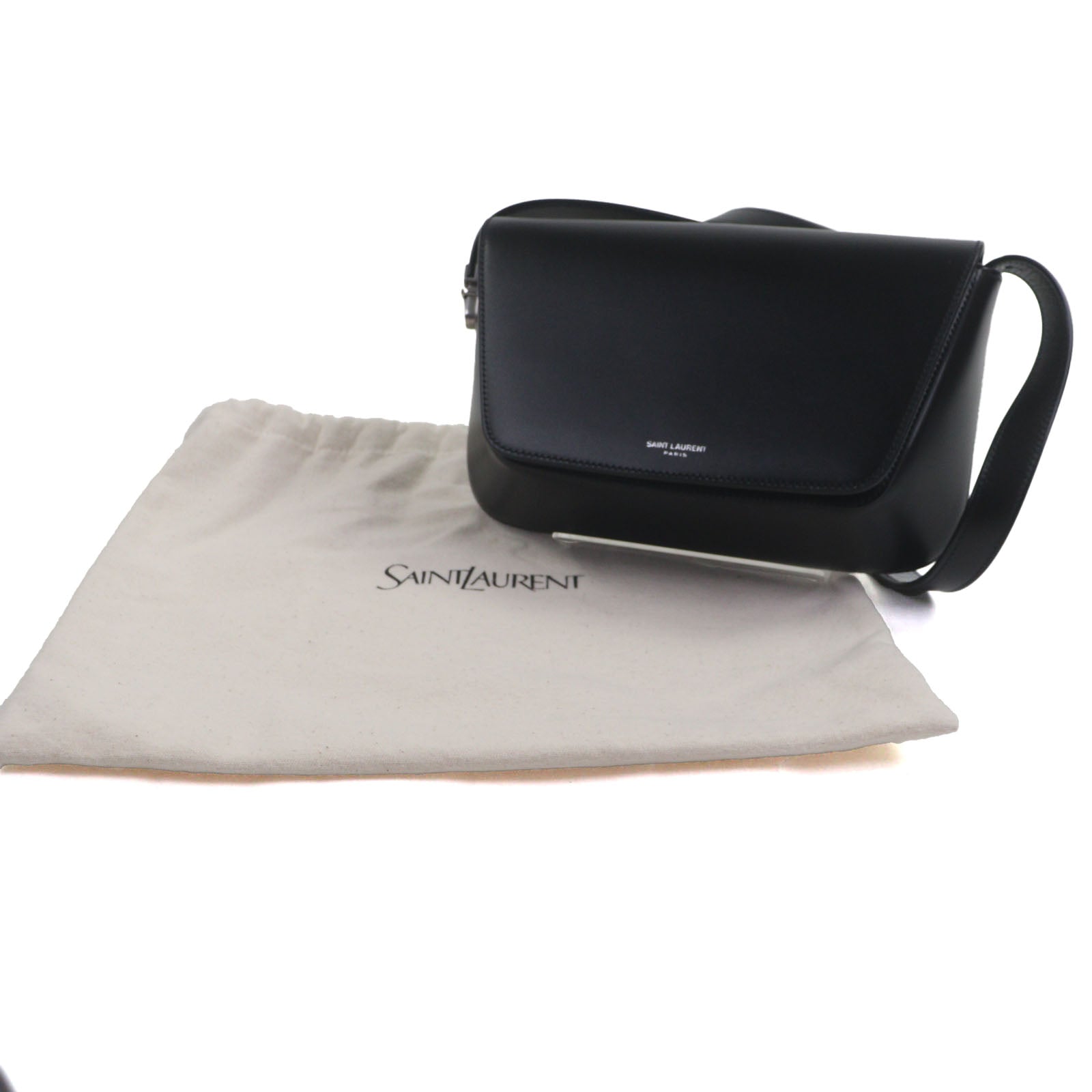 YSL Saint Laurent Paris Smooth Shoulder Bag Leather
