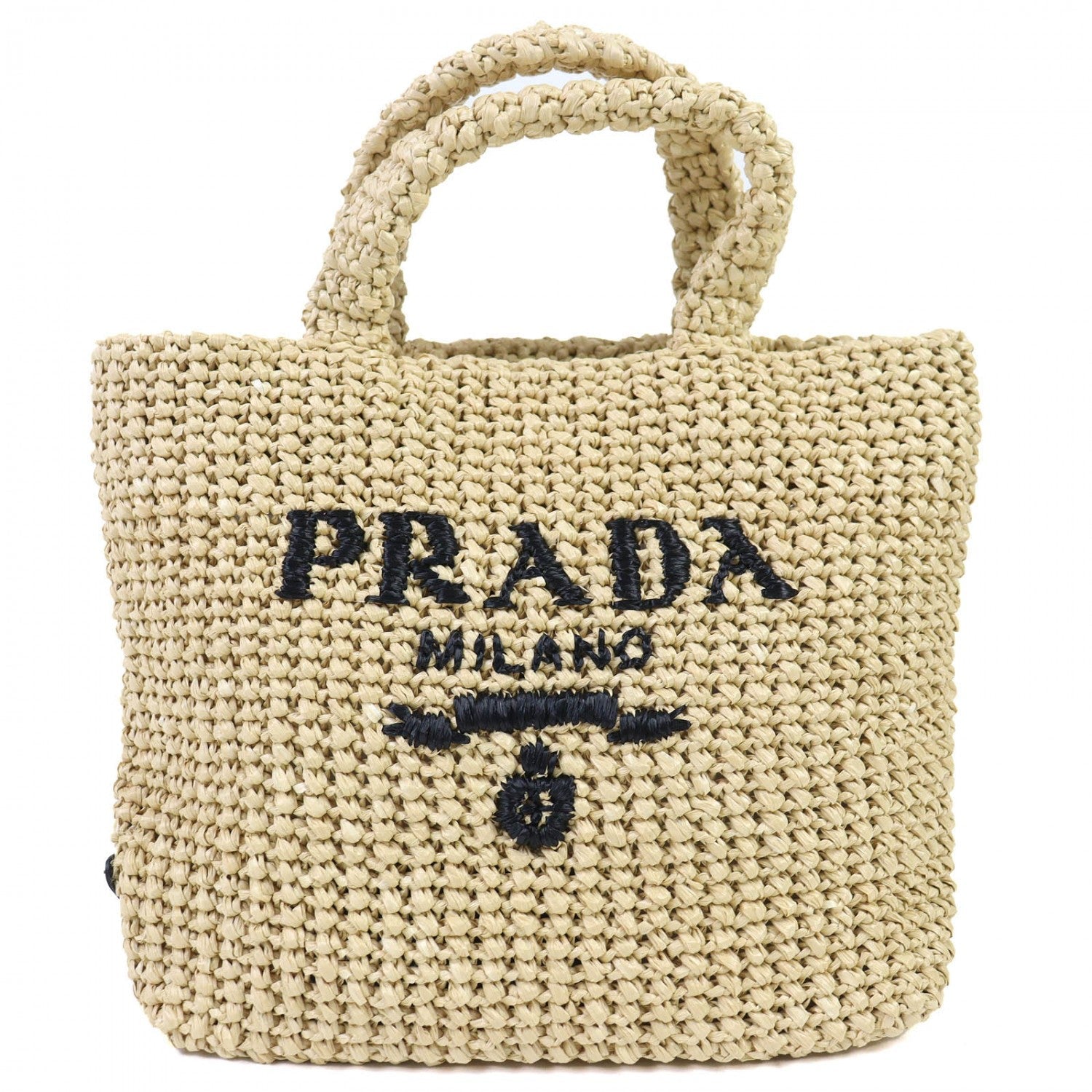 Tote Bag Rayon Natural Raffia