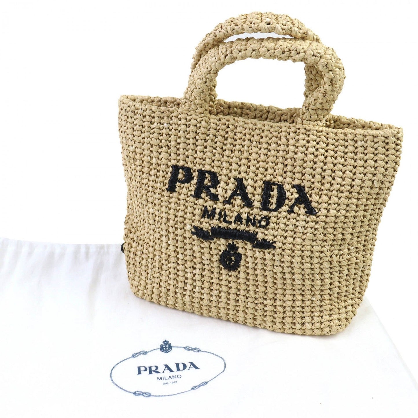 Tote Bag Rayon Natural Raffia