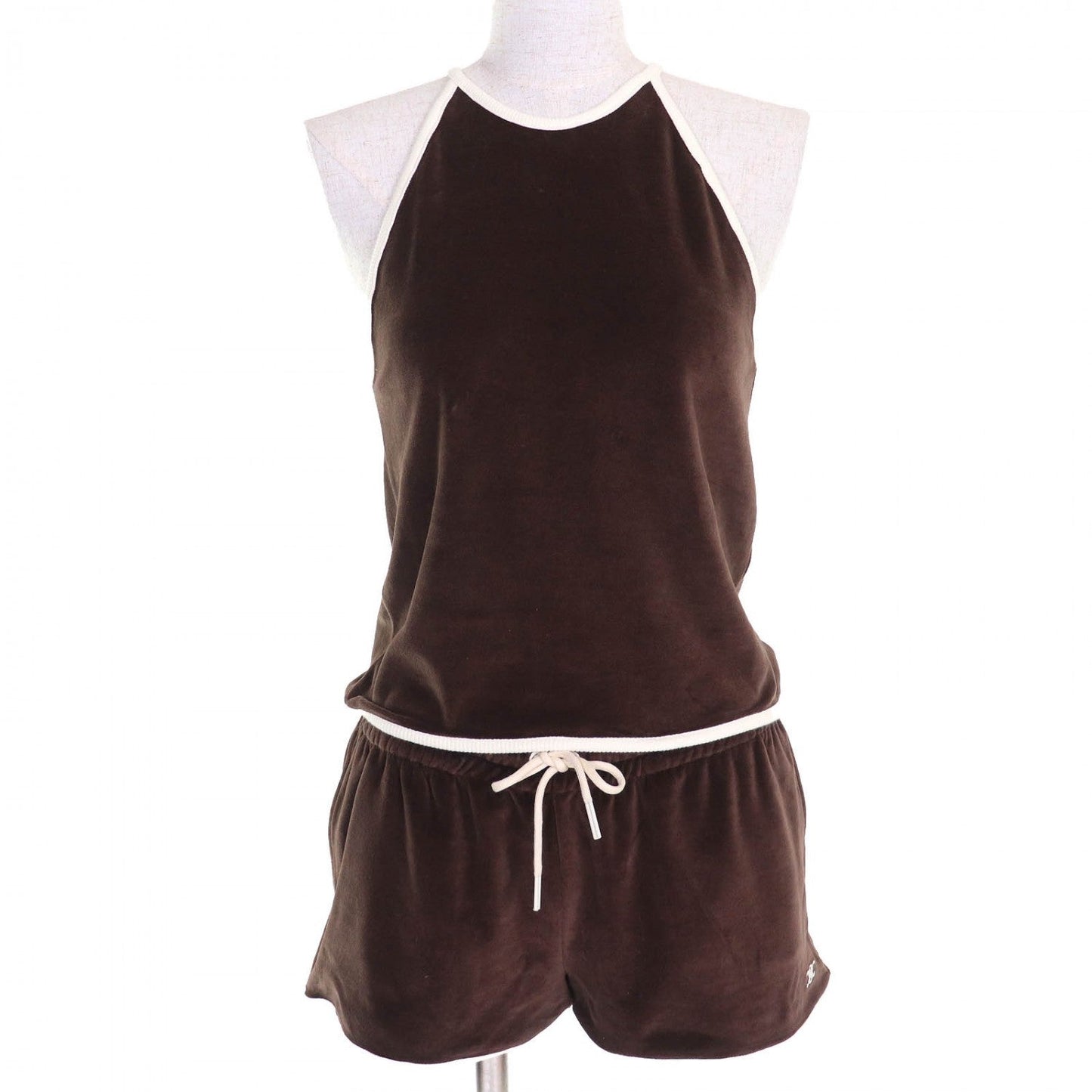 Setup Cotton Chocolate Ecru S Handbag Travel Bag