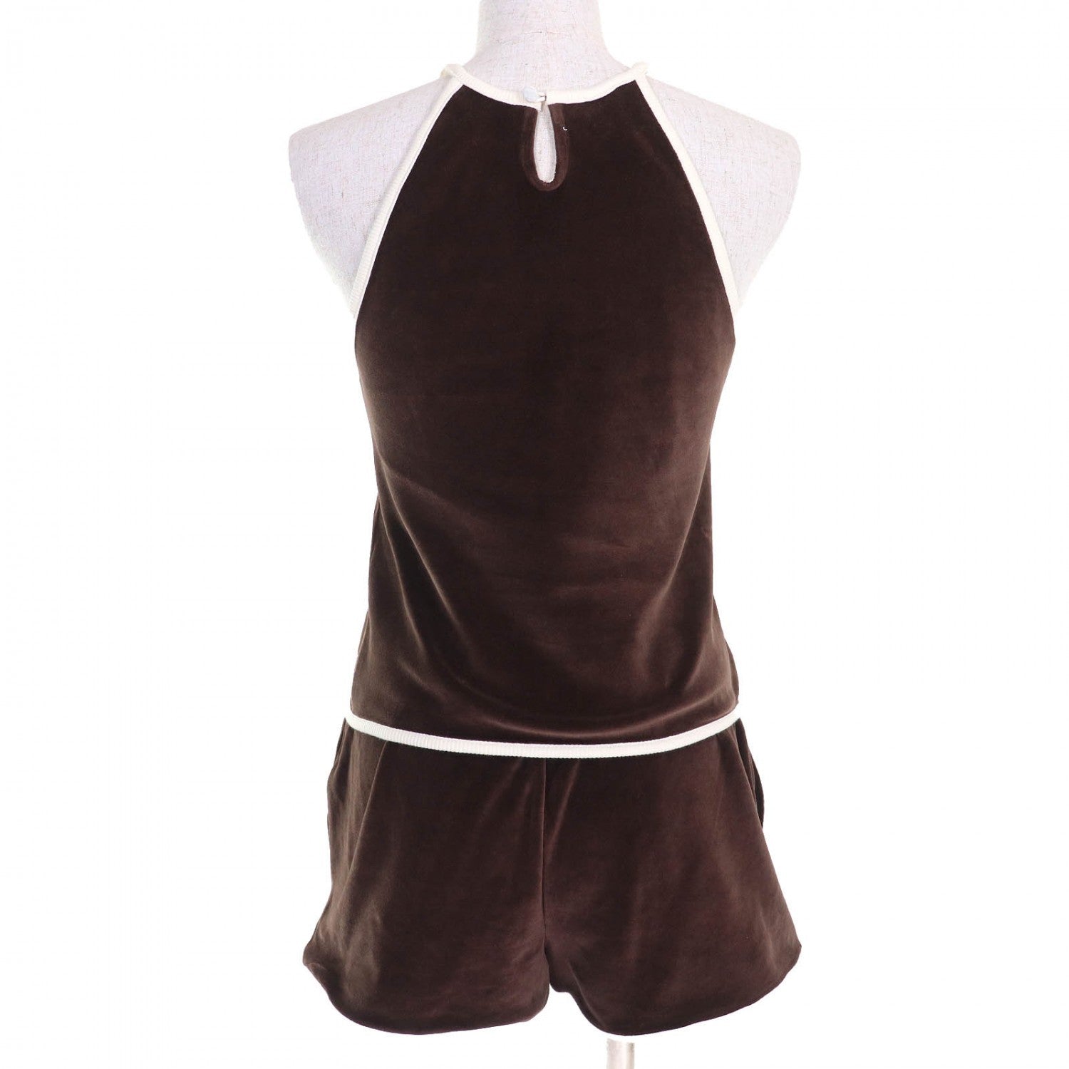 Setup Cotton Chocolate Ecru S Handbag Travel Bag