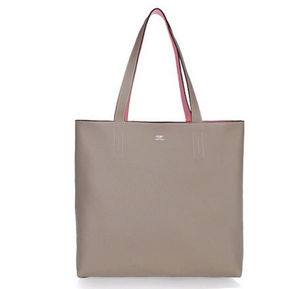 Hermes Luxury Shopping Bag Ladies Grey Travel Bag