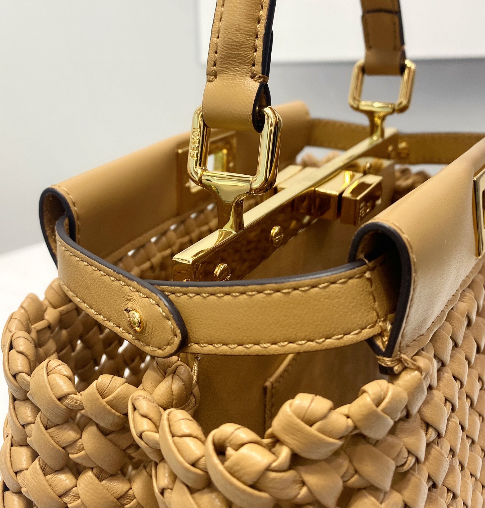 Top QualityTop Quality Peekaboo Light Brown Mini Bag