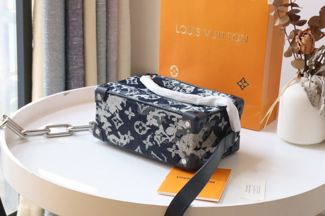 Top Quality Soft Trunk Tapestry By Virgil Canvas Monogram Crossbody Bag