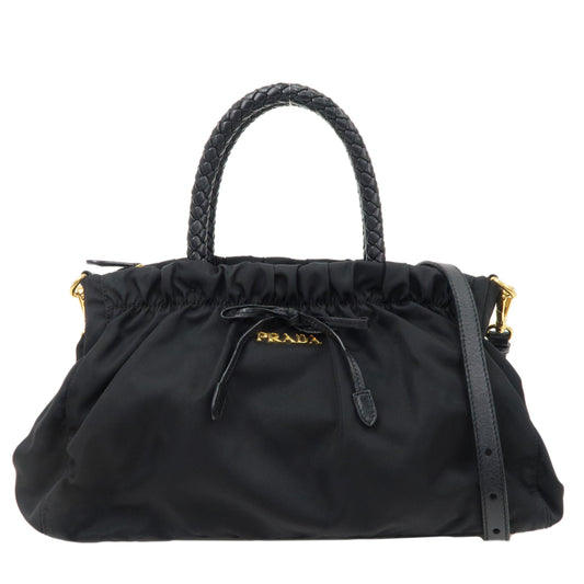 Prada Prada Logo Nylon Leather 2Way Bag Tote Bag