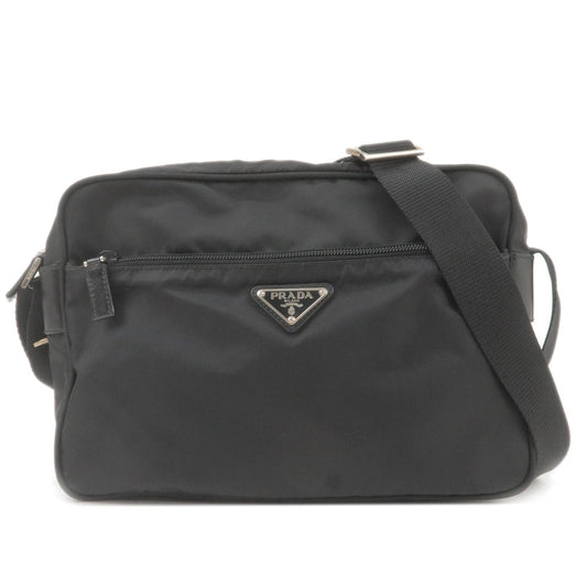 Prada Prada Logo Nylon Leather Shoulder Bag Nero Black Bt0166 36172 14