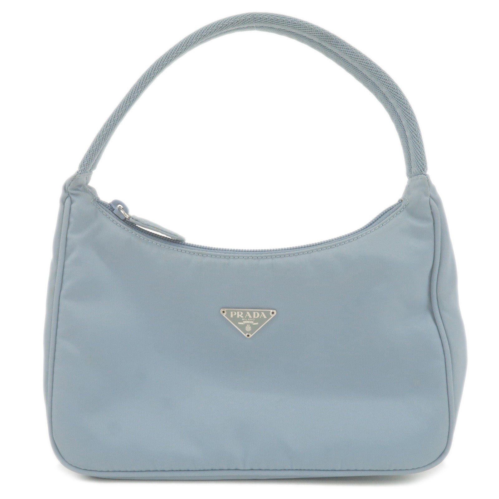 Prada Prada Logo Nylon Canvas Hand Bag Pouch Purse Travel Bag