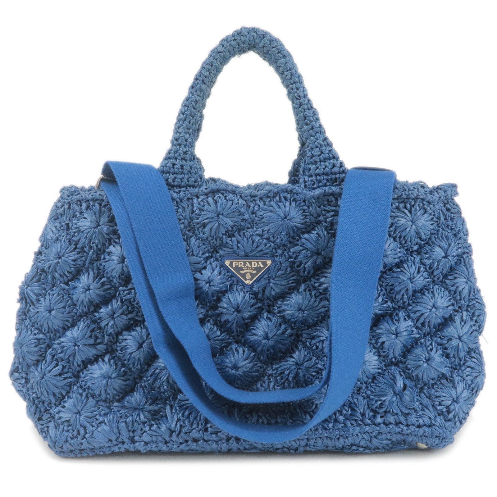 Prada Prada Raffia Canapa 2Way Bag Hand Bag Shoulder Shoulder Bag Bn2888 35976 14