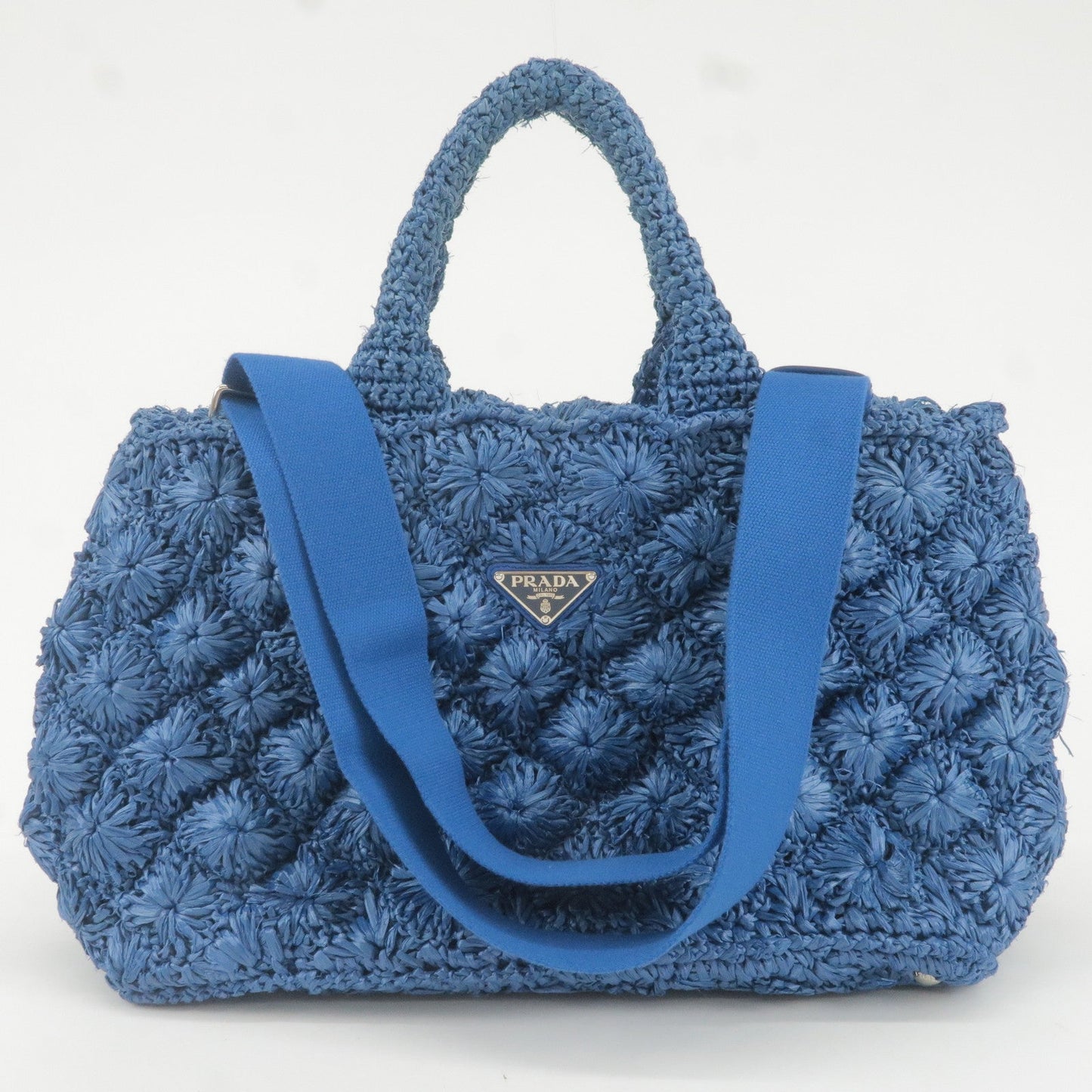 Prada Prada Raffia Canapa 2Way Bag Hand Bag Shoulder Shoulder Bag Bn2888 35976 14