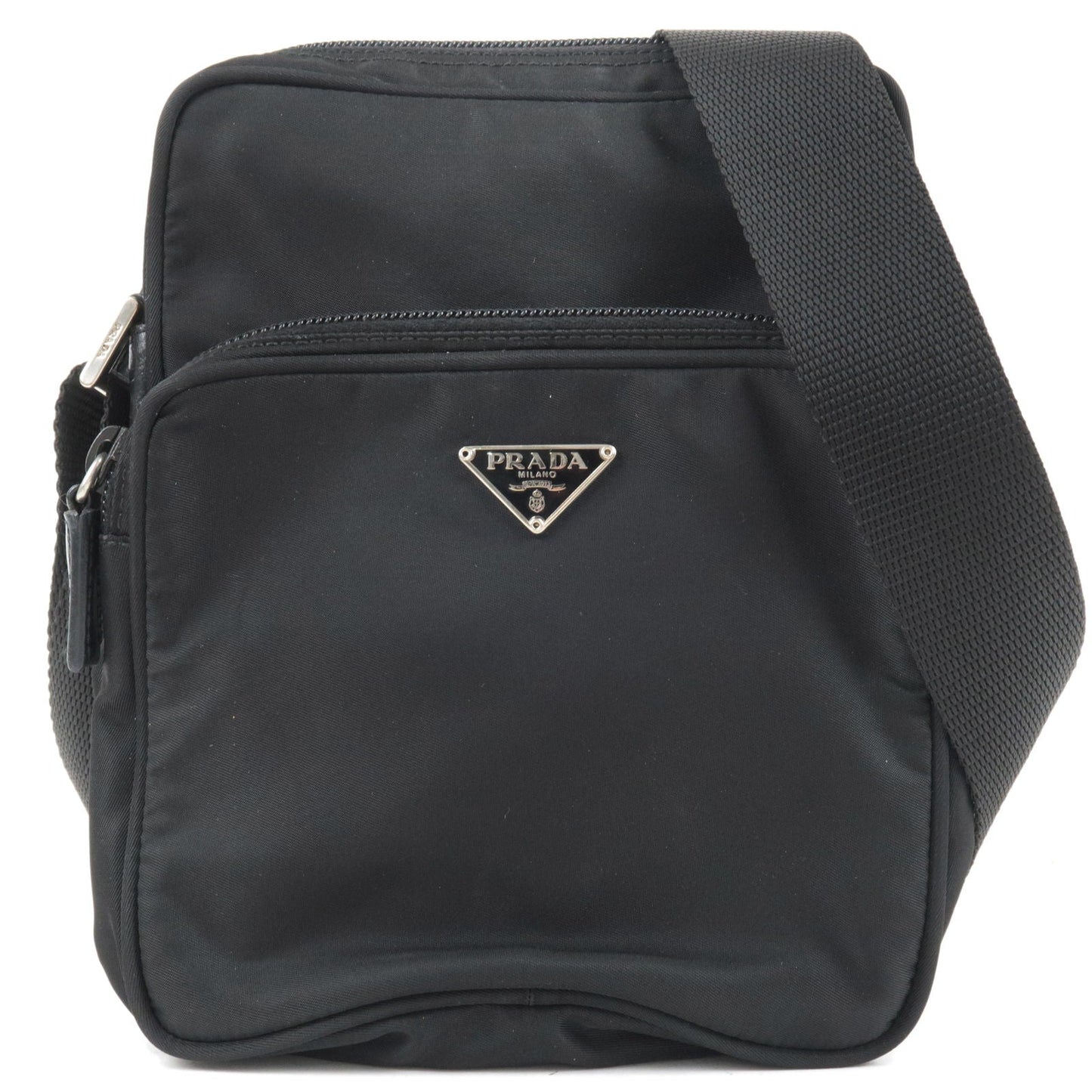 Prada Prada Logo Nylon Leather Shoulder Bag Nero Black Bt0169 36179 5