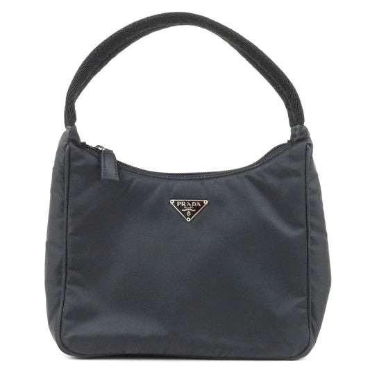 Prada Prada Nylon Hand Bag Shoulder Bag Pouch Black